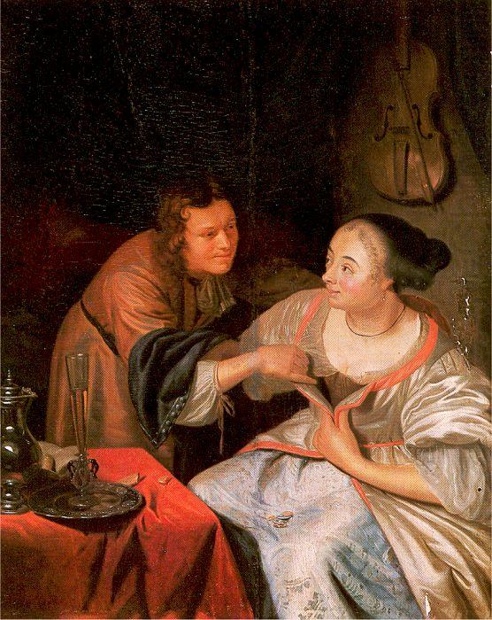 Carousing Couple, MIERIS, Frans van, the Elder